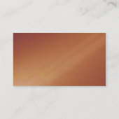 Eenvoudige Oranje gradiënt Terracotta Visitekaartje (Achterkant)