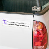 eenvoudige organisatie bumpersticker (Op Truck)