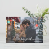 Eenvoudige Ornament Prettige feestdagen Feestdagenkaart (Staand voorkant)