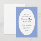 Eenvoudige Ovaal Pasen of bruiloft Custom Uitnodig Kaart (Voorkant / Achterkant)