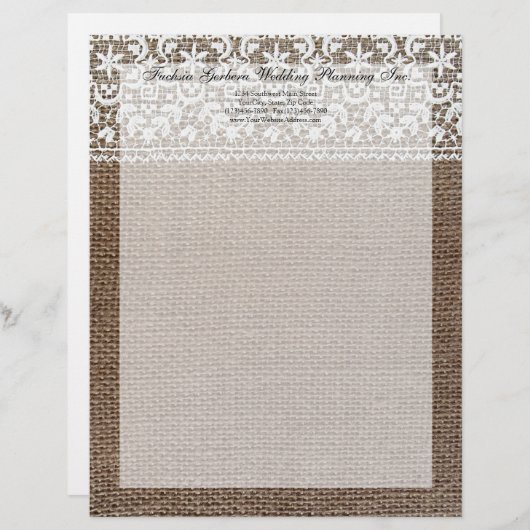 Eenvoudige overlapping en kant briefhoofd ontwerp (Voorkant / Achterkant)