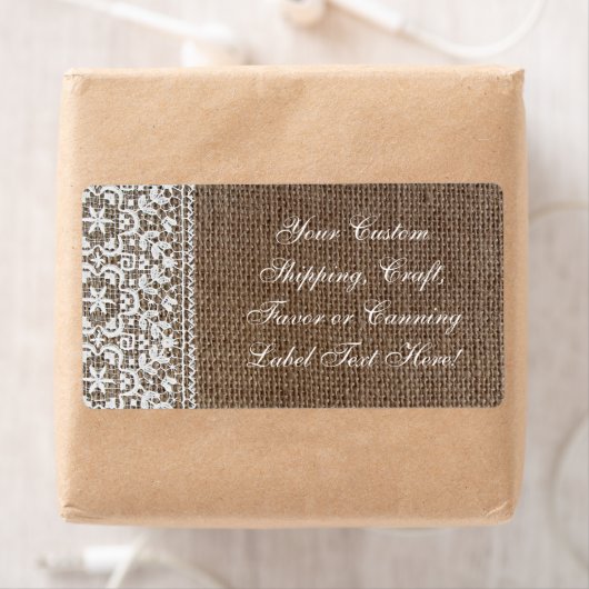 Eenvoudige overlapping en kant etiket (Insitu)