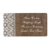 Eenvoudige overlapping en kant etiket (Voorkant)