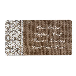 Eenvoudige overlapping en kant etiket