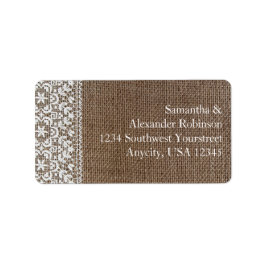 Eenvoudige overlapping en kant etiket