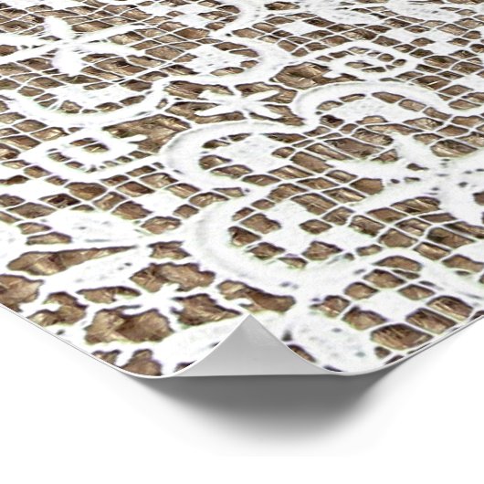 Eenvoudige overlapping en kant poster (Hoek)