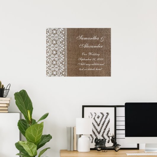 Eenvoudige overlapping en kant poster (Thuiskantoor)