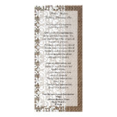 Eenvoudige overlapping en kant reclamekaart (Voorkant)