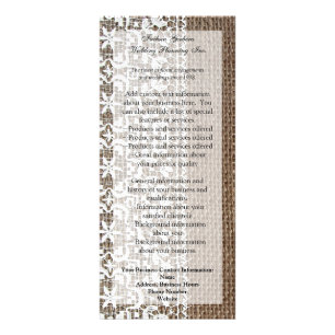 Eenvoudige overlapping en kant reclamekaart