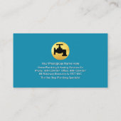 Eenvoudige Oversize LOODGIETER Signage Loodgieteri Visitekaartje (Achterkant)