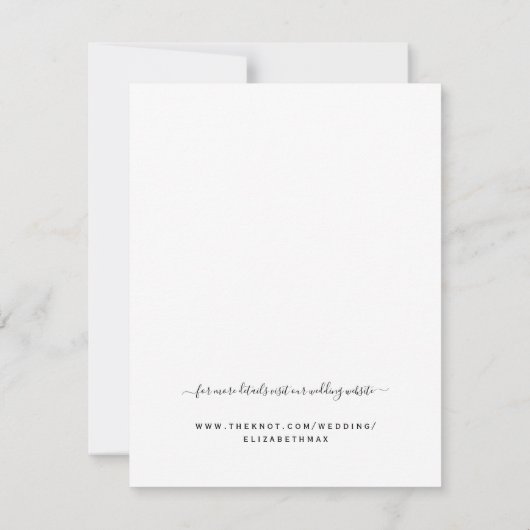 Eenvoudige paar Initialen en achternaam opslaan op (Achterkant)