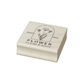 Eenvoudige Paardenbloem Bloem | Minimaal Botanisch Rubberstempel (Stempel)