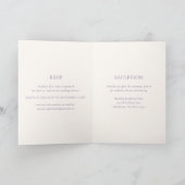 Eenvoudige Paarse bruiloft (Binnen)