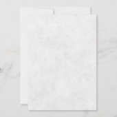 Eenvoudige paarse bruiloft kaart (Achterkant)