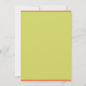 Eenvoudige Paarse bruiloft receptie Kaart (Achterkant)