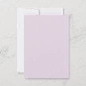 Eenvoudige Paarse en rode RSVP Online QR Code Kaar Kaartje (Achterkant)