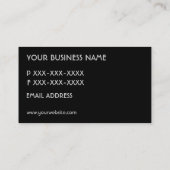Eenvoudige paarse fade monogram aangepaste kaarten visitekaartje (Achterkant)