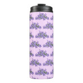 Eenvoudige Paarse lavenderbloemen Thermosbeker (Voorkant)