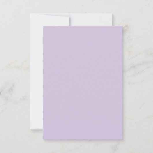 Eenvoudige Paarse QR Code RSVP bruiloft (Achterkant)