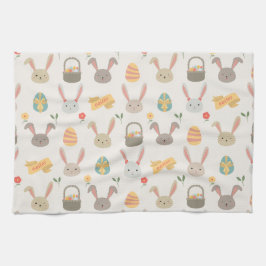 Eenvoudige paaseieren en bundels | Keukenhanddoek