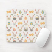 Eenvoudige paaseieren en bundels | Mousepad Muismat (Met muis)