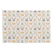 Eenvoudige paaseieren en bundels | Proefcase Kussensloop (Achterkant-Rechts)