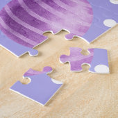 Eenvoudige paaskoepel en paaseieren legpuzzel (Zijkant)