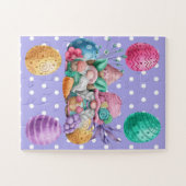 Eenvoudige paaskoepel en paaseieren legpuzzel (Horizontaal)