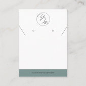 Eenvoudige pagina | Kaart voor juwelenweergave in Contactkaartje (Voorkant)