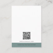 Eenvoudige pagina | Kaart voor juwelenweergave in Contactkaartje (Achterkant)