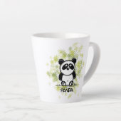 Eenvoudige Panda Latte Mok (Rechterhoek)