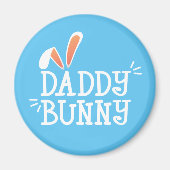Eenvoudige pap Bunny Easter Typografie | Magneet (Voorkant)