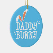 Eenvoudige pap Bunny Easter Typografie | ORNAMENT (Rechts)
