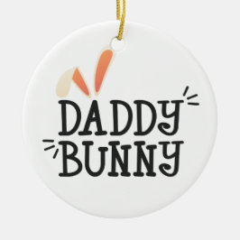 Eenvoudige pap Bunny Easter Typografie | ORNAMENT