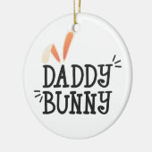 Eenvoudige pap Bunny Easter Typografie | ORNAMENT (Links)