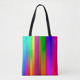 eenvoudige parallelle verticale lijnen achtergrond tote bag