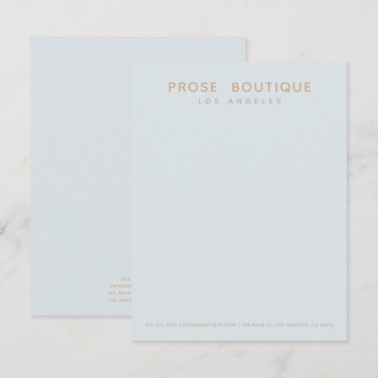 Eenvoudige Parijse boetiek Dank u kaart Opmerking (Voorkant / Achterkant)