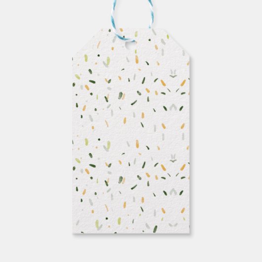 Eenvoudige partij van het Baby shower van de Parti Cadeaulabel (Achterkant)