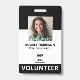 Eenvoudige pasfoto badge
