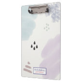 Eenvoudige pasta-Abstracte penseellijn bevestigen Klembord (Links)