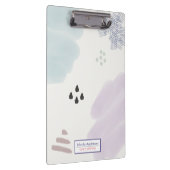 Eenvoudige pasta-Abstracte penseellijn bevestigen Klembord (Rechts)