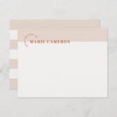 Eenvoudige pasta-kleurenbankschroef - bruin (Voorkant / Achterkant)