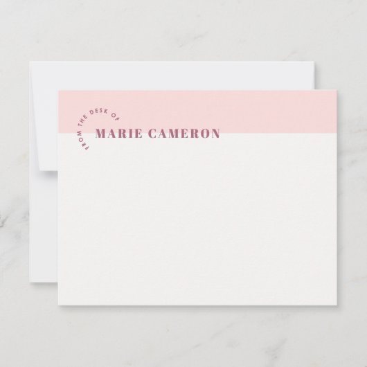 Eenvoudige pasta-kleurenblok — Roze (Voorkant)