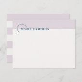 Eenvoudige pasteelkleuropening - Paars (Voorkant / Achterkant)