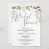 Eenvoudige Pastel Bloemen Top Border Vrijgezellenf Kaart (Voorkant)