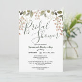 Eenvoudige Pastel Bloemen Top Border Vrijgezellenf Kaart (Staand voorkant)