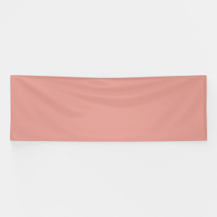 Eenvoudige pastel flamingo roze kleur spandoek
