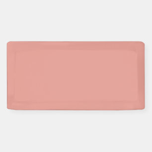 Eenvoudige pastel flamingo roze kleur spandoek
