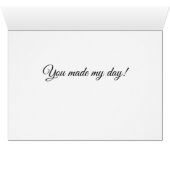 Eenvoudige pastel geplakt dank u kaart (Binnen Horizontaal (Onder))