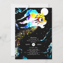 Eenvoudige pastel tijger verjaardag